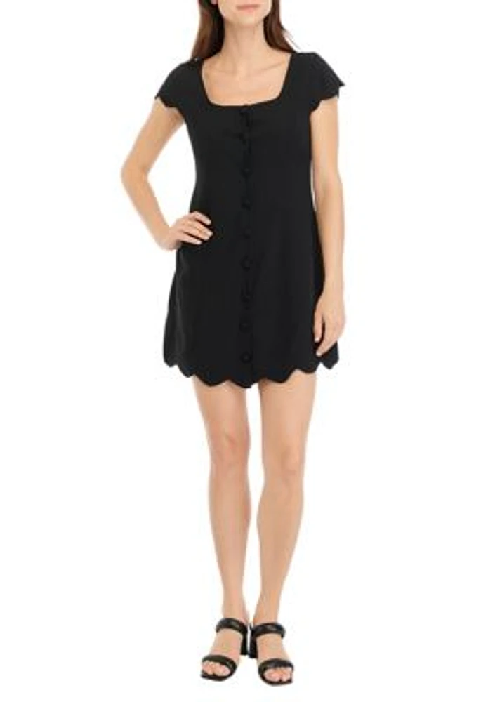 Women's Scallop Edge Dress