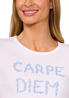 Women's Short Sleeve Carpe Diem Graphic T-Shirt