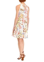 Women's Halter Tier Floral Dress