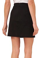 Women's Bow Pocket Short Skirt