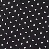 Plus Long Sleeve Duet Mini Dot Dress