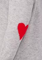 Plus Heart Elbow Sweater