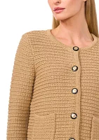 Petite Lurex Cardigan Sweater