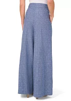 Petite Pleated Wide Leg Pants