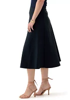 Women's Satin Midi Skirt