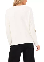 Women's Foil Star Sweater