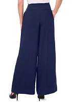 Petite High Rise Single Pleat Pants