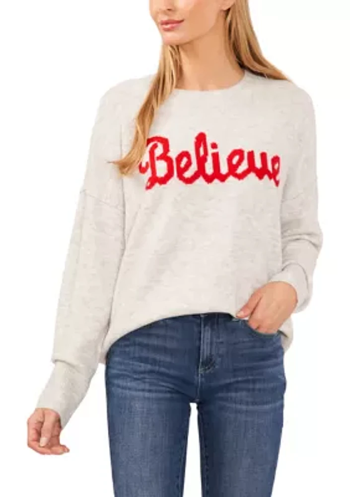 Petite Believe Sweater