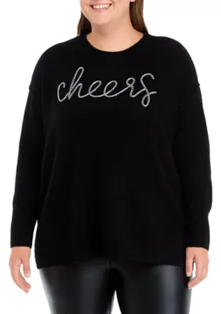 Plus Cheers Sweater