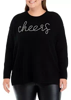 Plus Cheers Sweater