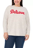 Plus Believe Sweater