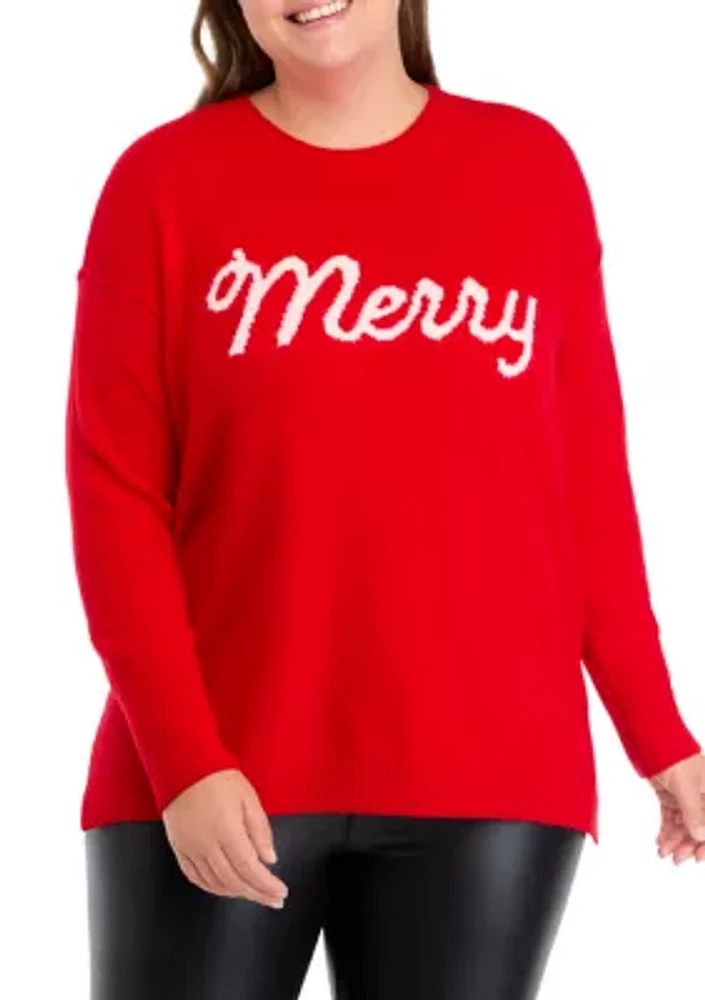 Plus Merry Sweater