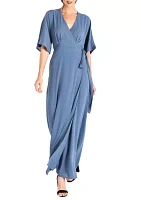 Women's Olivia Kimono Sleeve Maxi Dress