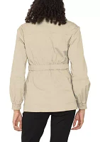 “MIMI" TWILL UTILITY JACKET
