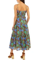 Women's Floral Print Midi Dress