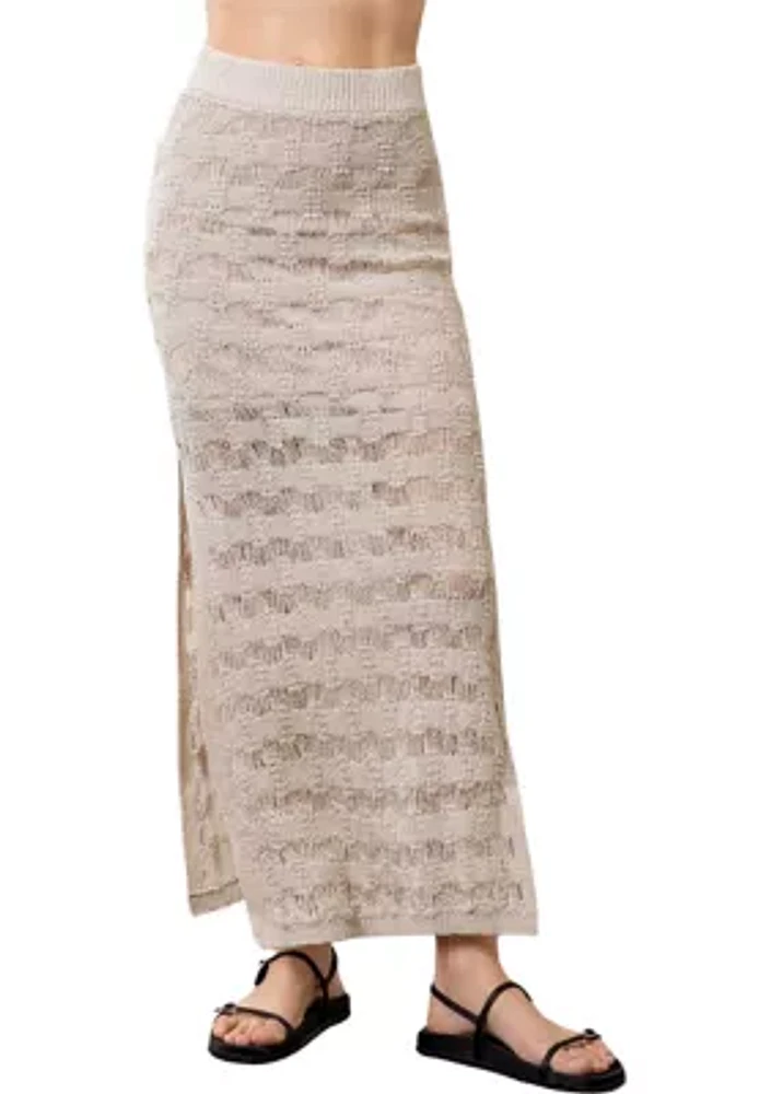 Women's Knit Midi Skirt