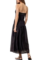 Women's Strapless Midi Dress