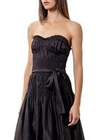 Women's Strapless Midi Dress