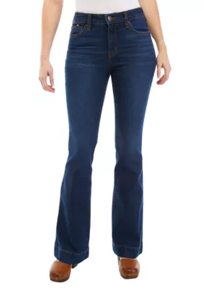 Women's High Rise Flare Denim Jeans