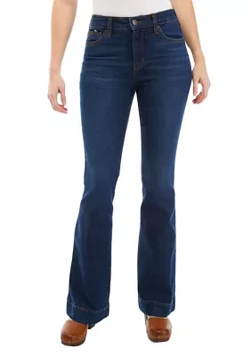 Women's High Rise Flare Denim Jeans