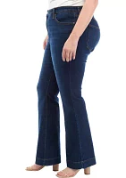 Plus High Rise Flare Jeans