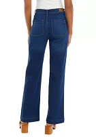 Women's High Rise Patch Pocket Jeans