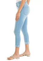 Women's Rolled Cropped Denim Jeans