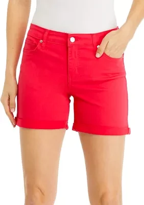 Women's Rolled Denim Shorts