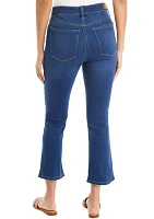 Women's High Rise Cropped Flare Jeans