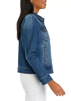 Women's Puff Sleeve Denim Jacket