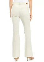 Women's Button Fly Flare Jeans