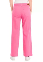 Women's Double Button Wide Leg Pants