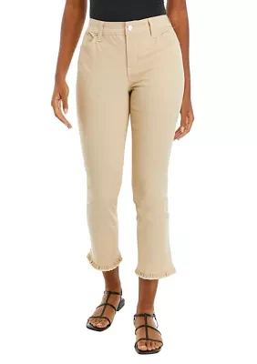 Women's Ruffle Capri Pants