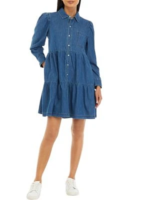 Petite Denim Boyfriend Dress