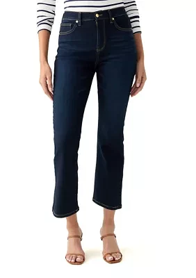 Women's Cropped Flare Jeans