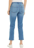 Women's Mid Rise Straight Jeans