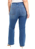 Plus High Rise Bootcut Jeans