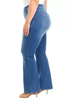 Plus High Rise Bootcut Jeans