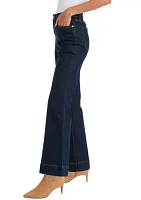 Petite High Rise Flare Jeans