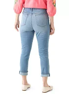 Women's Roll Cuff Cropped Jeans