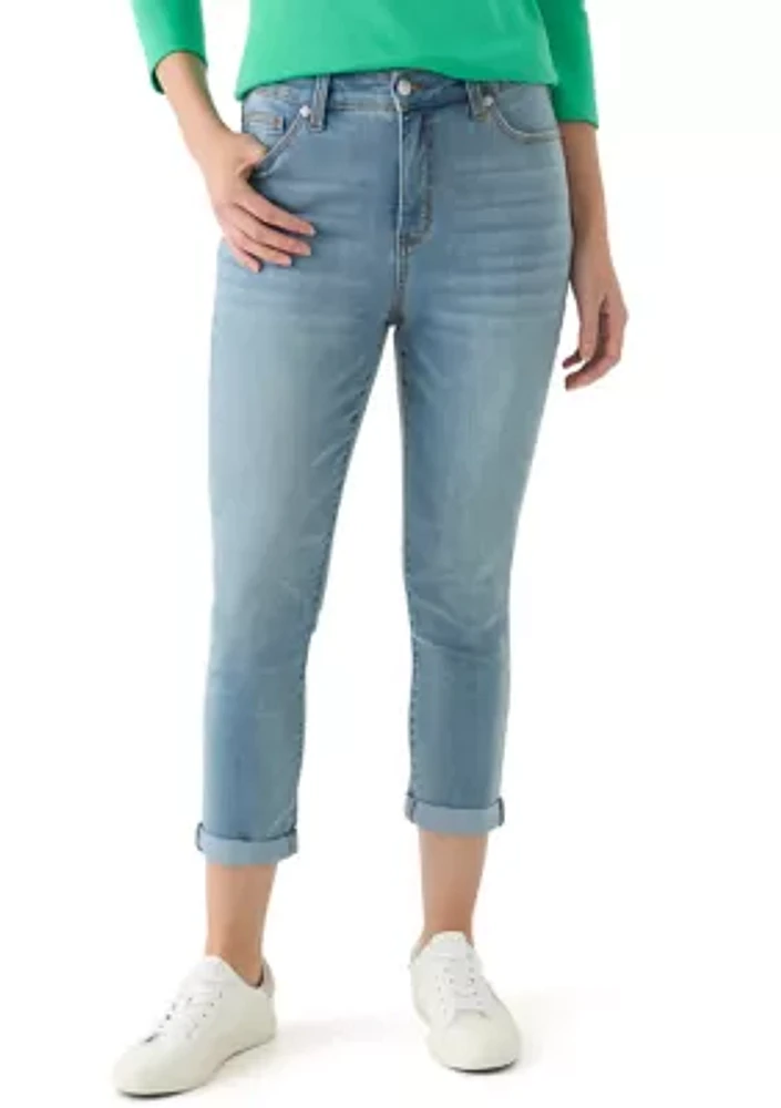 Women's Denim Skinny Cropped Jeans