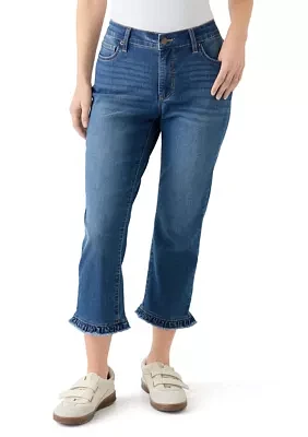 Petite Cropped Denim Jeans