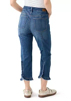 Petite Cropped Denim Jeans