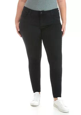 Plus Mid Rise Skinny Jeans