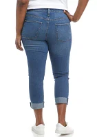 Plus High Rise Vintage Straight Jeans