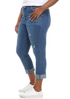 Plus High Rise Vintage Straight Jeans