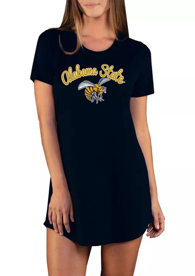 Concepts Sport Women's New Orleans Saints Marathon Black Long Sleeve T-Shirt