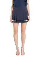 Pleated Mid Rise Skorts