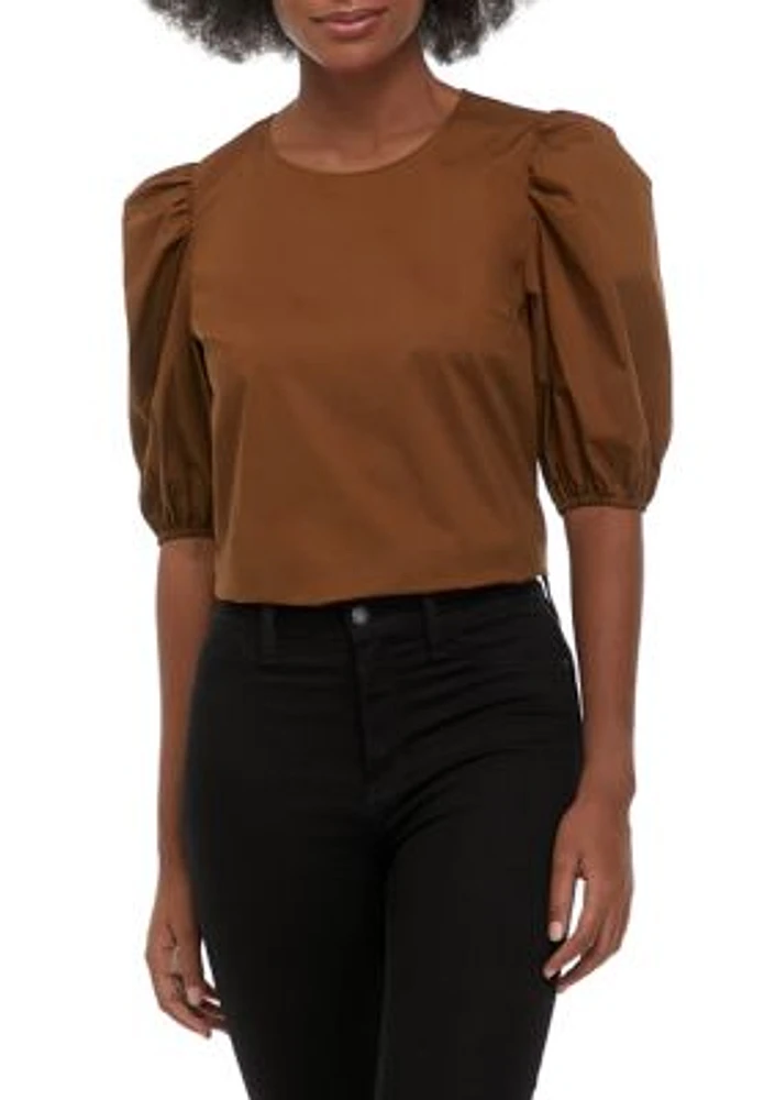 Poplin Puffed Top