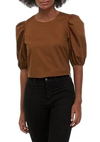 Poplin Puffed Top